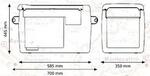 Réfrigérateur Congélateur portable 12/24/230 Volts TB41 A
